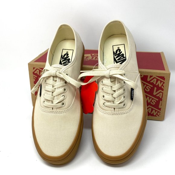 VANS Authentic Gum Canvas Caramel  Men Sneakers - Picture 5 of 15